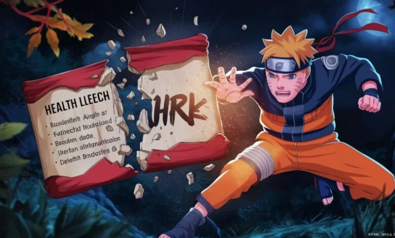 health leech scroll is broken rise of the ninja naruto